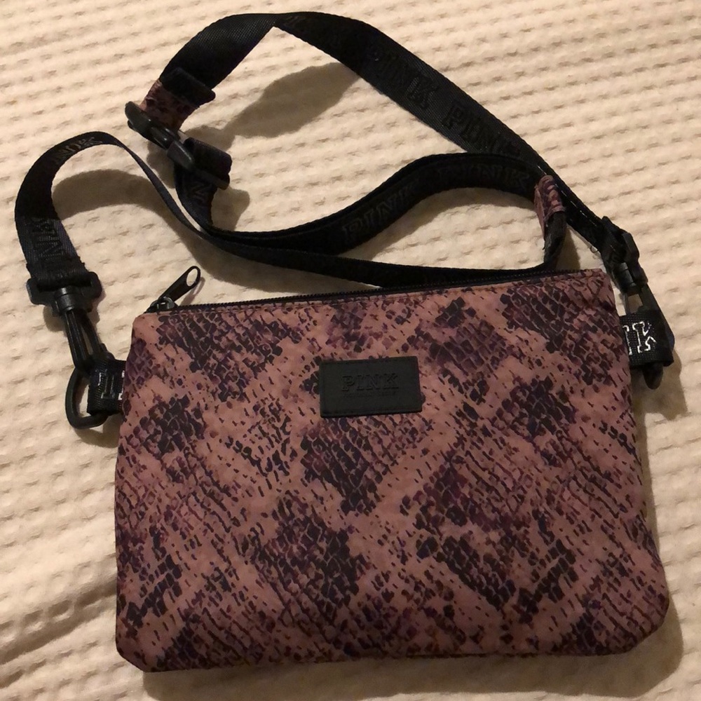 Pink VS cross bag